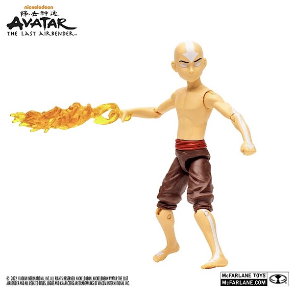 Aang (Final Battle), Avatar: The Last Airbender, McFarlane Toys, Amazon, Action/Dolls